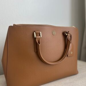 Brown Leather Tote Bag